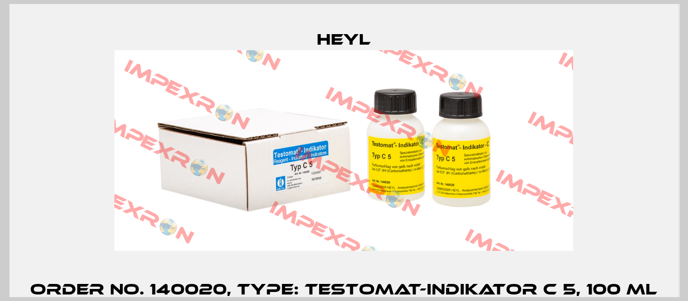 Order No. 140020, Type: Testomat-Indikator C 5, 100 ml Heyl