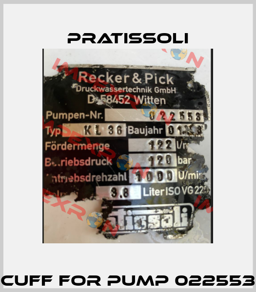 cuff for pump 022553 Pratissoli