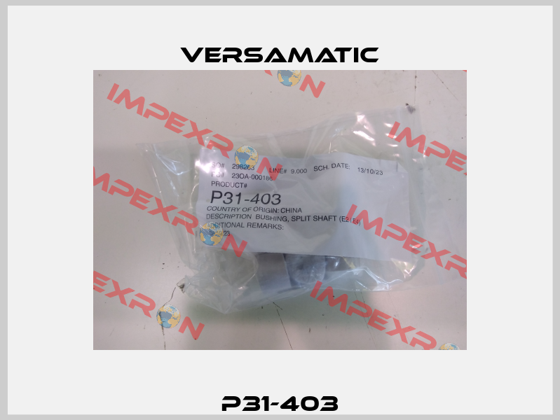 P31-403 VersaMatic